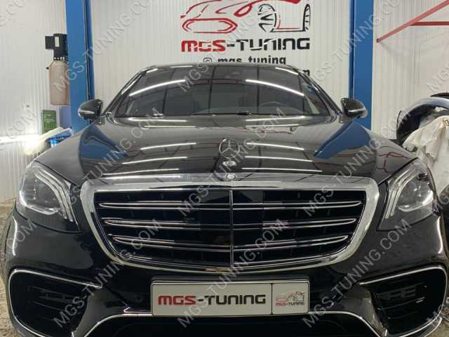 Обвес в стиле рестайлинга S63 AMG на Mercedes S-Class W222