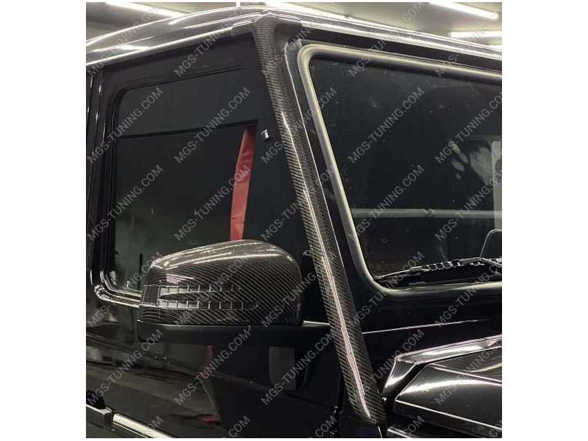 карбоновые зеркала воздуховоды молдинги накладки Mercedes G class W463