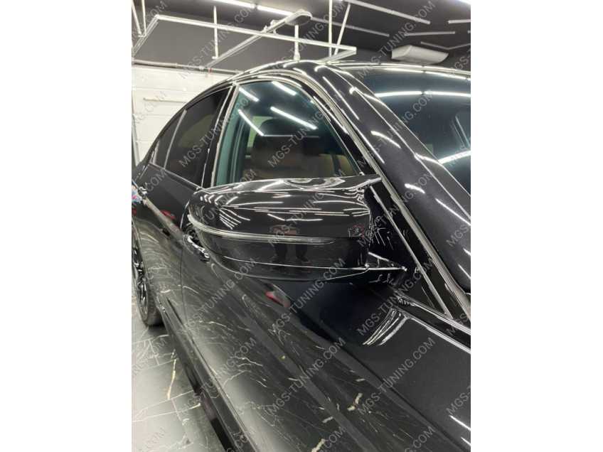Крышки зеркал черный глянец в стиле M5 F90 м5 ф90 для BMW 5 series G30 Г30 бмв 5 серия
