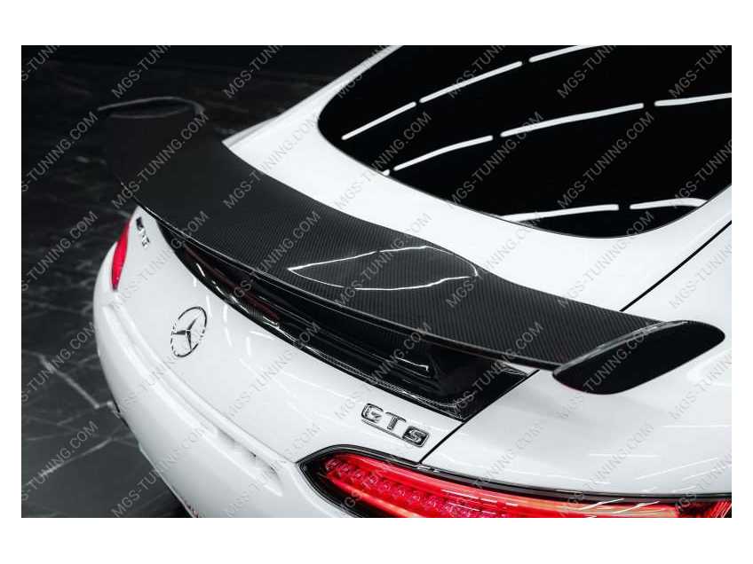 карбоновый тюнинг обвес бампер насадки диффузор спойлер антикрыло пороги в стиле GTR Mercedes AMG GT C190