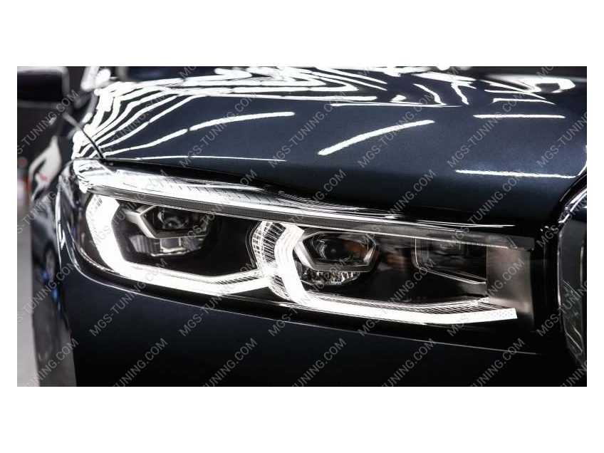 Обвес переделка на бмв BMW 7 серии 7 series в стиле 760 рестайлинг 2019+ для кузова G12 (Long) дорест 2015-2019