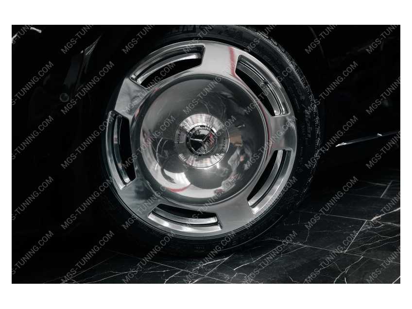 Кованые разноширокие диски в стиле майбах R20 Maybach для мерседес Mercedes-Benz S-class W223