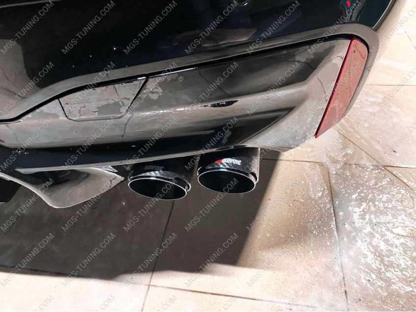 Насадки на выхлоп BMW 5 Series G30 карбон