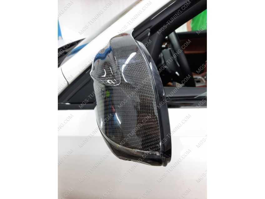 Карбоновые накладки на зеркала на BMW X6 G06