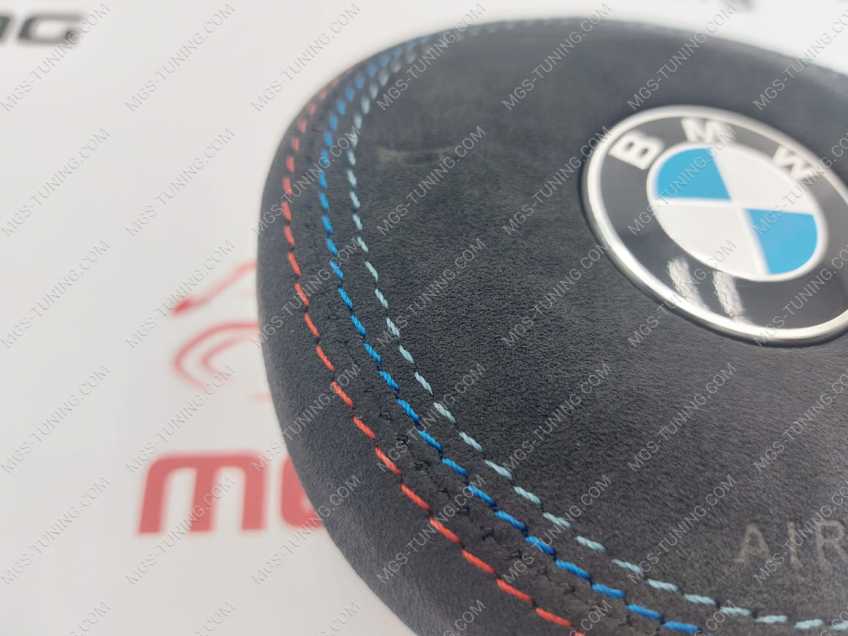 Крышка подушки безопасности BMW M-Performance алькантара с триколором М