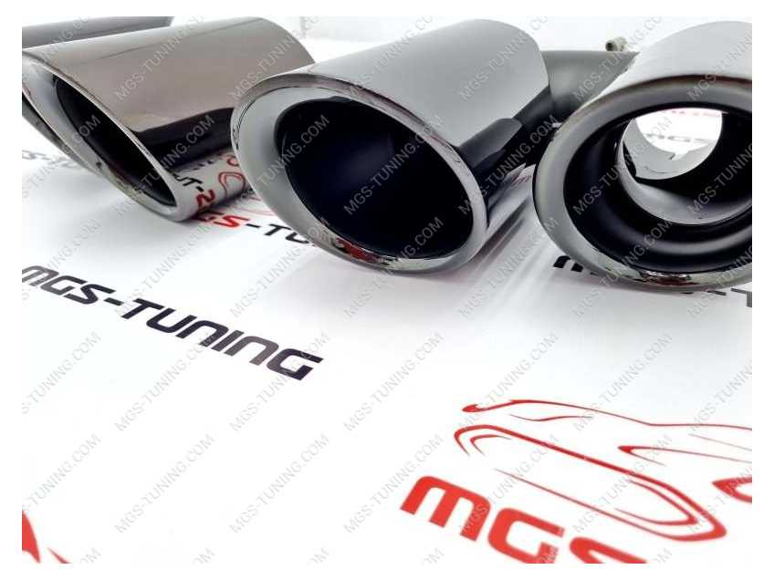 Насадки для Porsche Macan 19+ GTS черные
