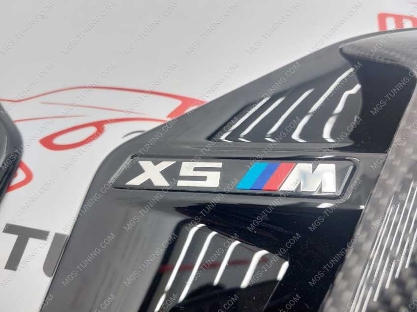 Жабры на крылья BMW G05 в стиле X5 M карбон