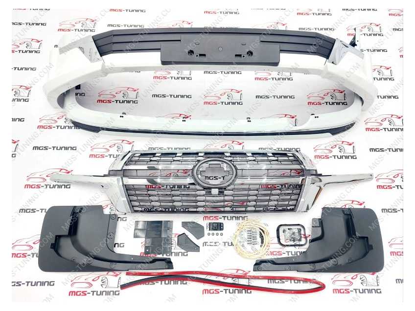 Обвес Executive Lounge Toyota Land Cruiser 200 2020+ (белый)
