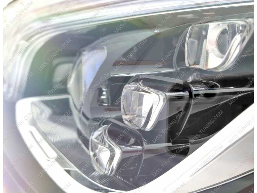 Передние фары рестайлинг Mercedes Benz S-class w222 Magneti Marelli с Night Vision