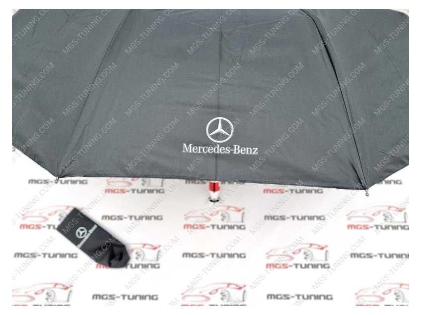 Зонт коротыш Mercedes Benz автомат chrome