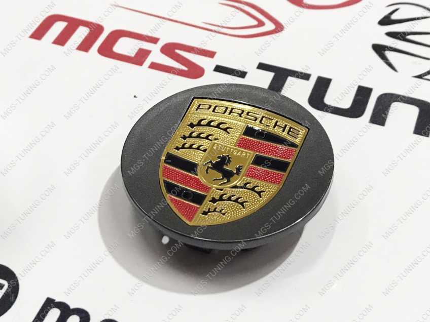 Колпачок Porsche темно-серый 1 шт. 65 мм.