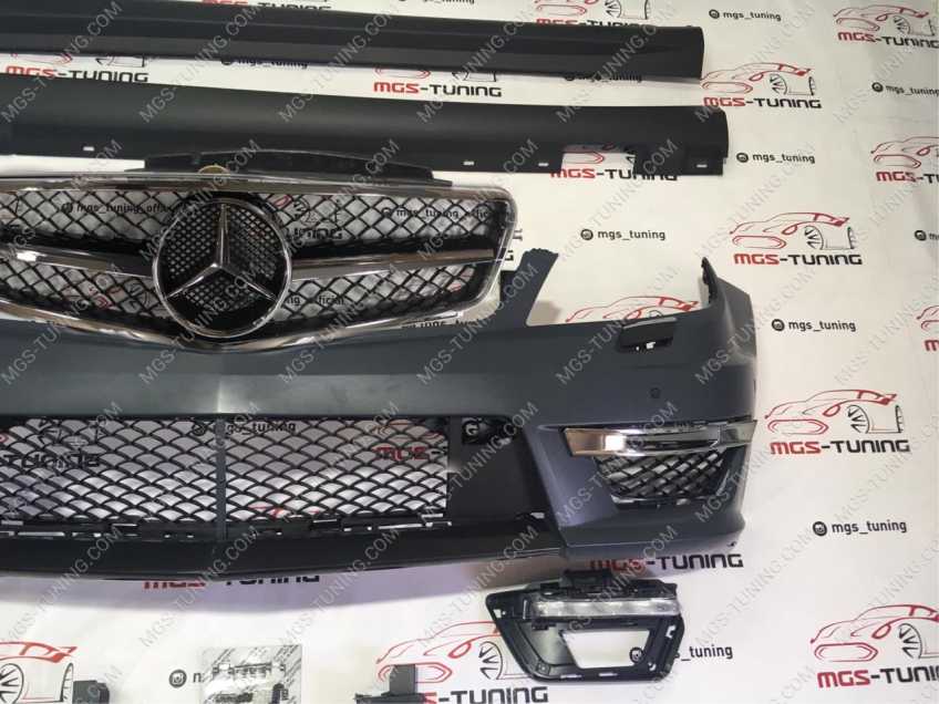 Обвес Mercedes C-class w204 в стиле C63 AMG