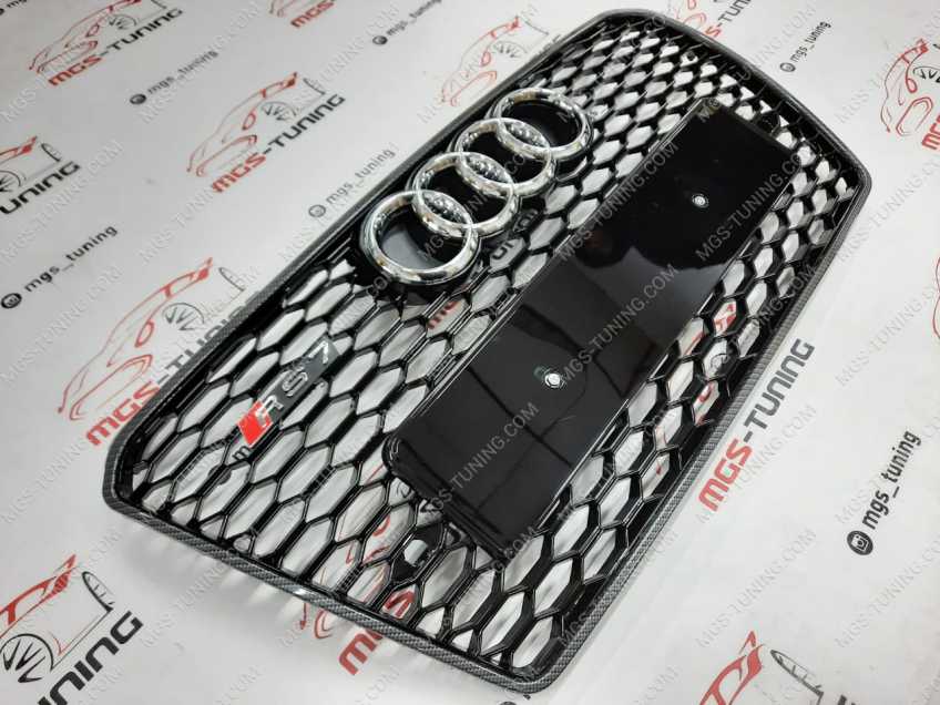 Решётка на Audi A7 10-14 в стиле RS7 style #5