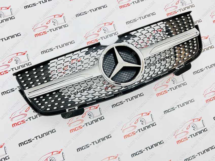 Решётка Mercedes GL-class x164 06-09 Diamond silver