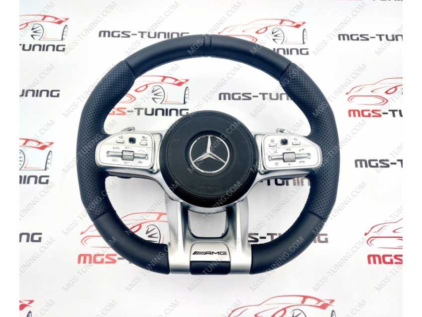 Руль Mercedes 63 AMG с активным круиз контролем + подушка