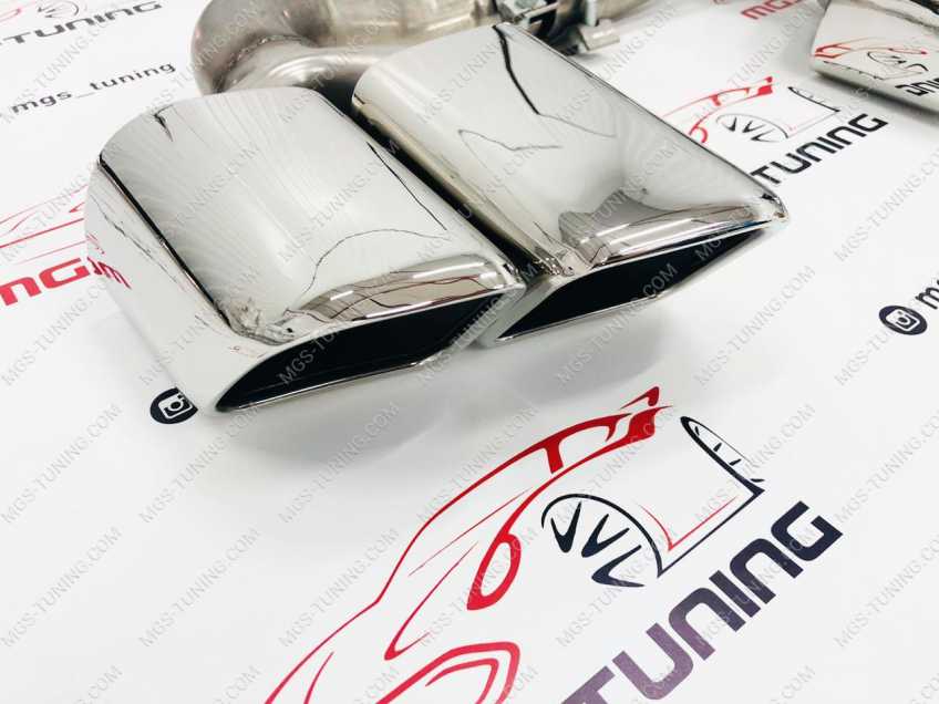 Насадки для Porsche Cayenne 17+ Turbo хром