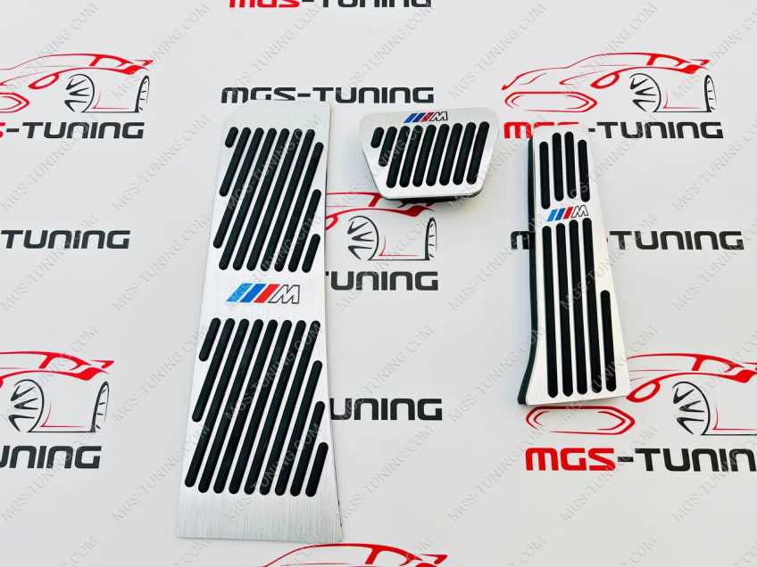 Накладки на педали BMW 5 series, X3 "M" стиль