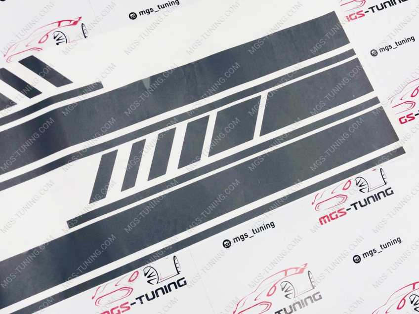 Наклейки AMG Edition на G-class w463 серый графит новый дизайн