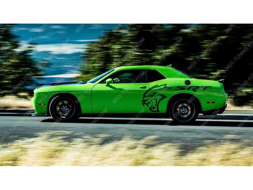 Наклейки на Dodge Challenger (SRT Hellcat)