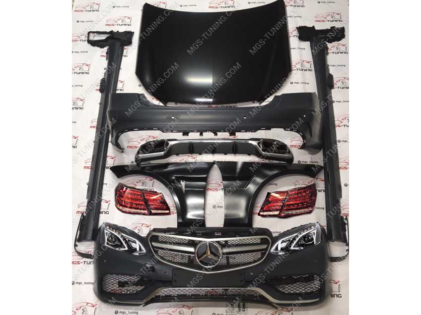 Комплект рестайлинга для Mercedes E-class w212 E63 AMG + оптика
