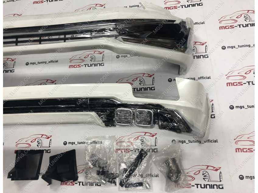 Обвес Modellista Toyota Prado 17+ белый перламутр