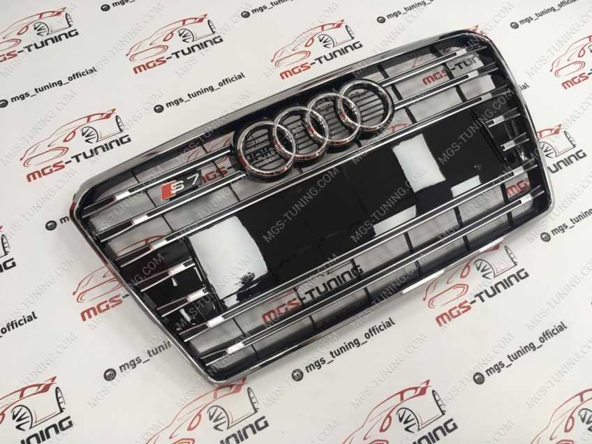 Решётка на Audi A7 10-14 в стиле S7 style #1