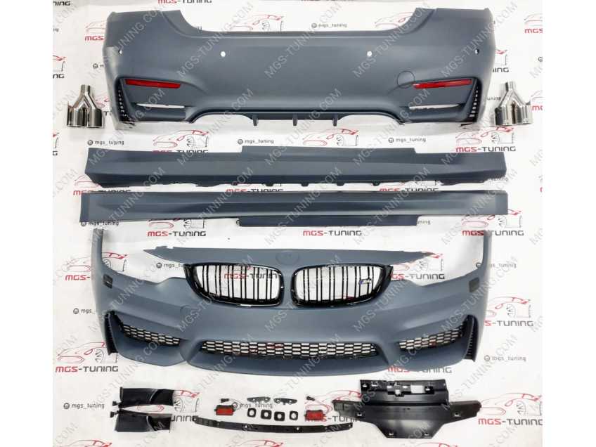 Обвес BMW 4 series f32 в стиле M4-Look + ноздри и насадки