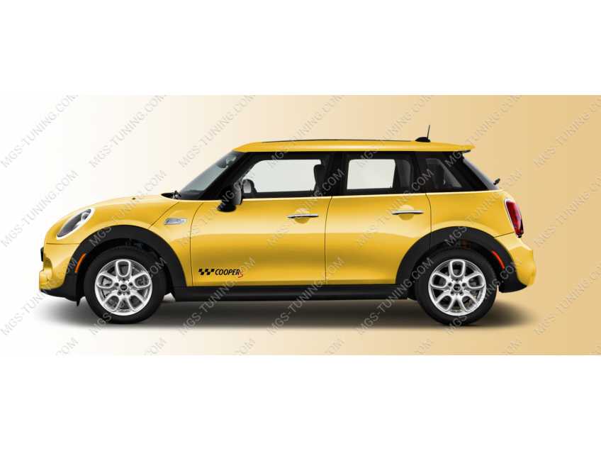 Наклейки на двери Mini Cooper "Cooper S" style 2