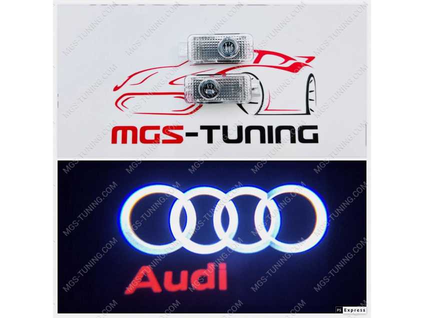 Проекция Audi в штатное место
