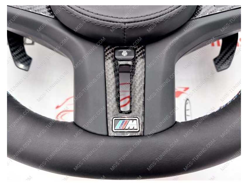 Руль BMW M G серия карбон и алькантара с подогревом + подушка