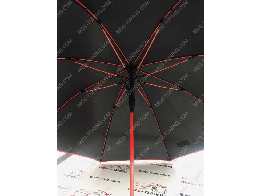 Зонт трость BMW с красными вставками