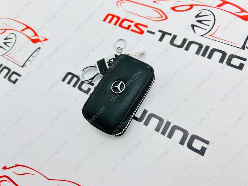 Ключница Mercedes универсальная черная стиль 1