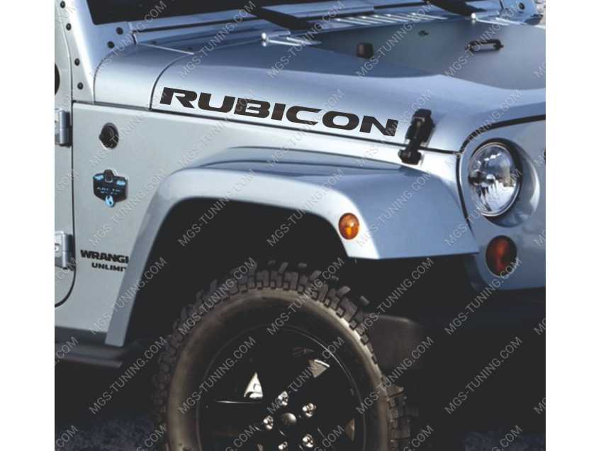 Наклейки на Jeep Rubicon