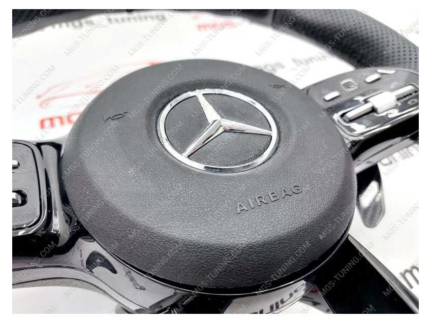 Руль Mercedes Brabus карбон + подушка