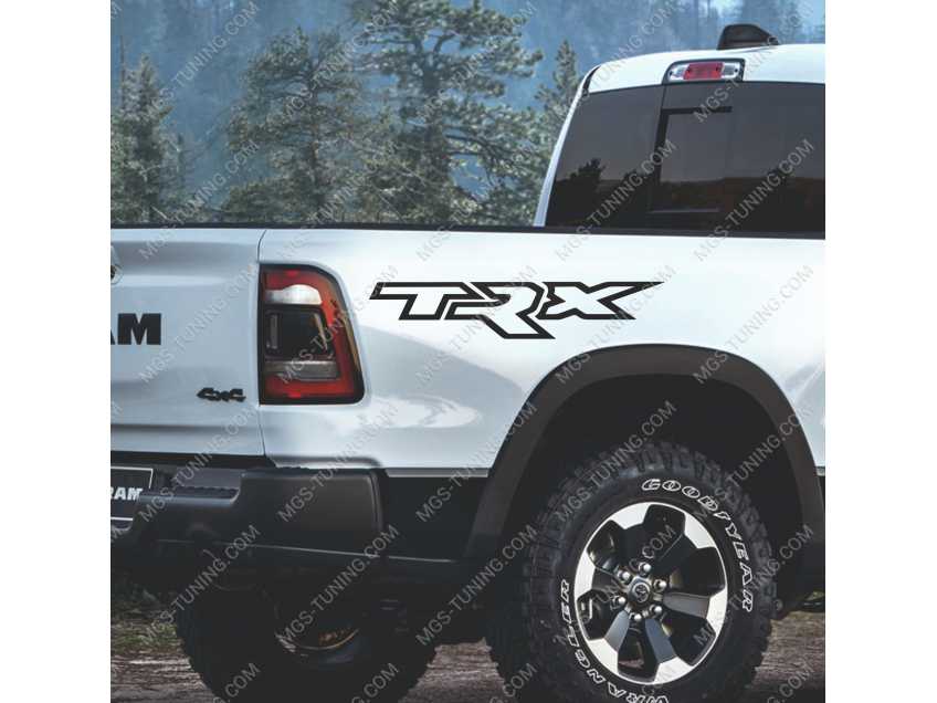 Наклейки на борта Dodge RAM "TRX"