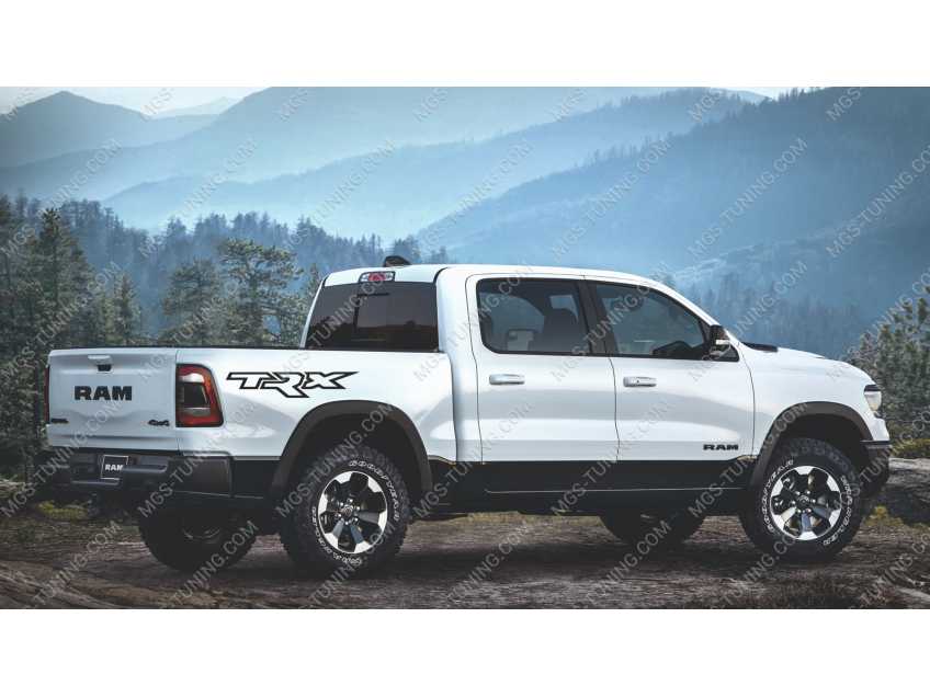 Наклейки на борта Dodge RAM "TRX"