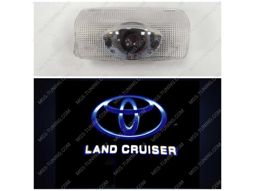 Проекция Toyota Land Cruiser в штатное место