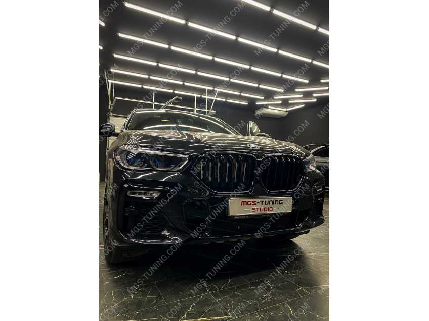 Решетка BMW x6 G06 бмв новый кузов x6 решетка черная 