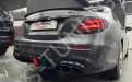 Диффузор заднего бампера в стиле брабус черный глянец с дополнительным LED стоп сигналом Двойные насадки в стиле брабус brabus черные мерс е-класс ешка мерседес е класс 213 Mercedes Benz e class в кузове W213 дорестайлинг 2016-2020