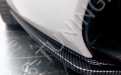 сплиттера накладки винглеты на задний бампер аквапринт под карбон для BMW 5 серия G30