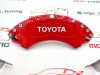 Накладки на суппорта Toyota Land Cruiser 200 красные алюминиевые