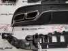Передний бампер + диффузор с насадками Mercedes С-class w205 в стиле С63 AMG