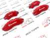 Накладки на суппорта Chevrolet Camaro 16 - н.в. алюминиевые красные