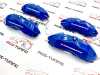 Накладки на суппорта BMW 5 series G30 алюминиевые синие