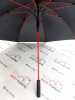 Зонт трость KIA с красными вставками