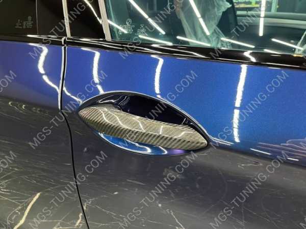 Карбоновые накладки на ручки дверей  BMW 5 series F10 бмв ф10