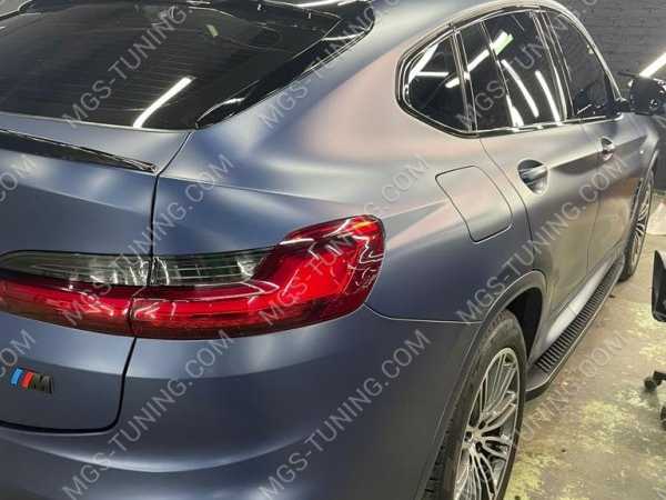 плавники молдинги накладки на заднее стекло на BMW X4 в кузове G02 с 2018 года 