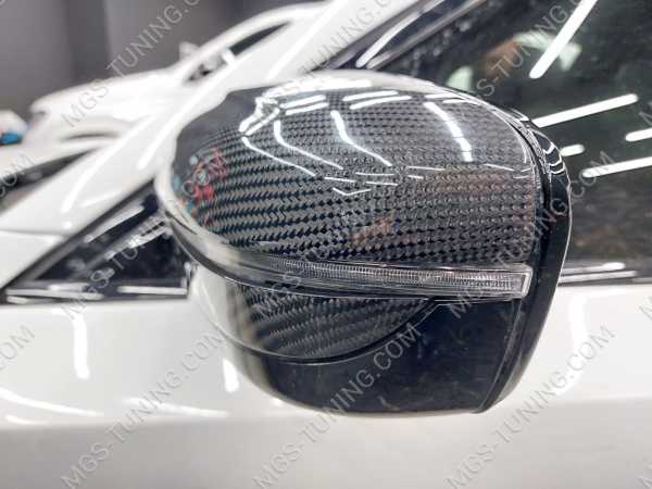 Карбоновые зеркала на BMW 5 Series G30 в стиле M5 F90