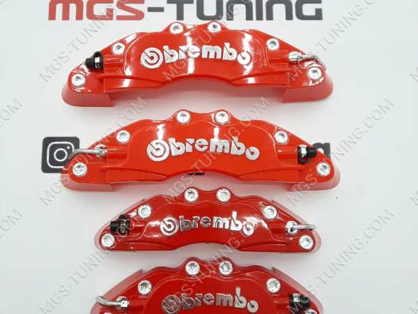 Накладки на суппорта Brembo красные S+M size