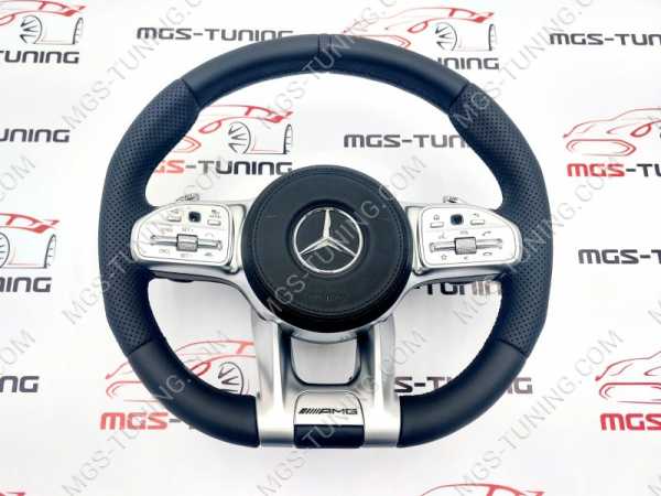 Руль Mercedes 63 AMG с активным круиз контролем + подушка